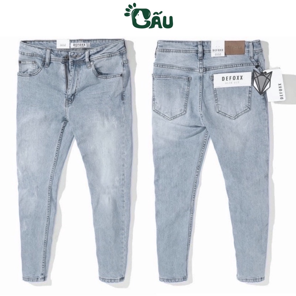 Quần jean nam rách Gấu 194 wass kiểu vải jeans co dãn, dày dặn form slimfit - 4747 - 1234 - Hàng mới về