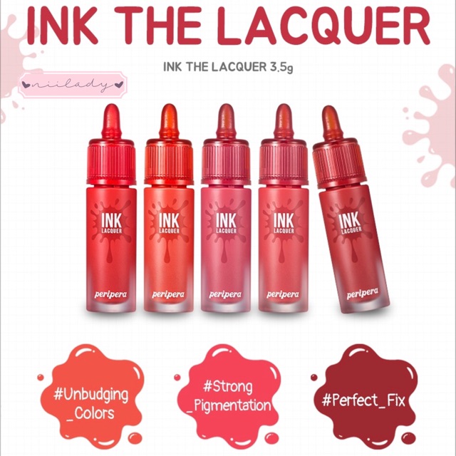 Son kem lì Peripera Ink Lacquer