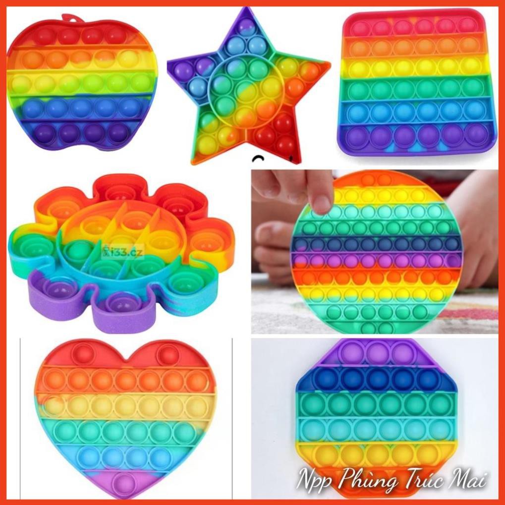 Pop it pot it fidget toy đồ chơi trẻ em bấm bóng giảm cằng thẳng stress hiệu quả giá rẻ nhất