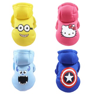 Áo hoodie cho chó cưng mặc vào mùa thu và mùa đông hoàn toàn bằng cotton