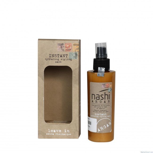 Xả khô (xịt dưỡng) Nashi Argan Instant Mask Styling 150ml nhỏ gọn, hiệu quả trong việc dưỡng tóc hư tổn