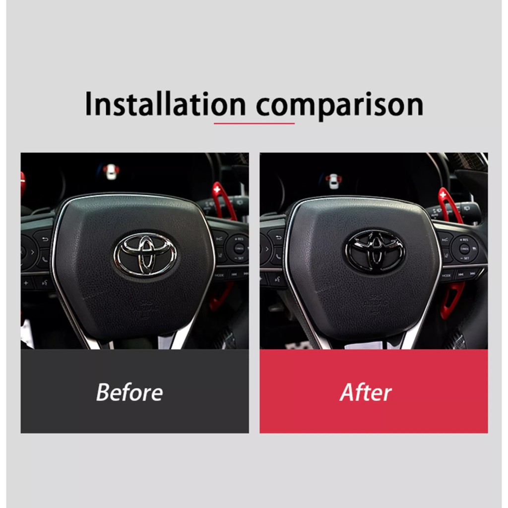 1 Biểu Tượng Trang Trí Vô Lăng Xe Hơi Toyota Vios Camry Rav4 Prado Yaris Hilux Innova Fortuner Wigo Hiace Rush Avanzard Altis