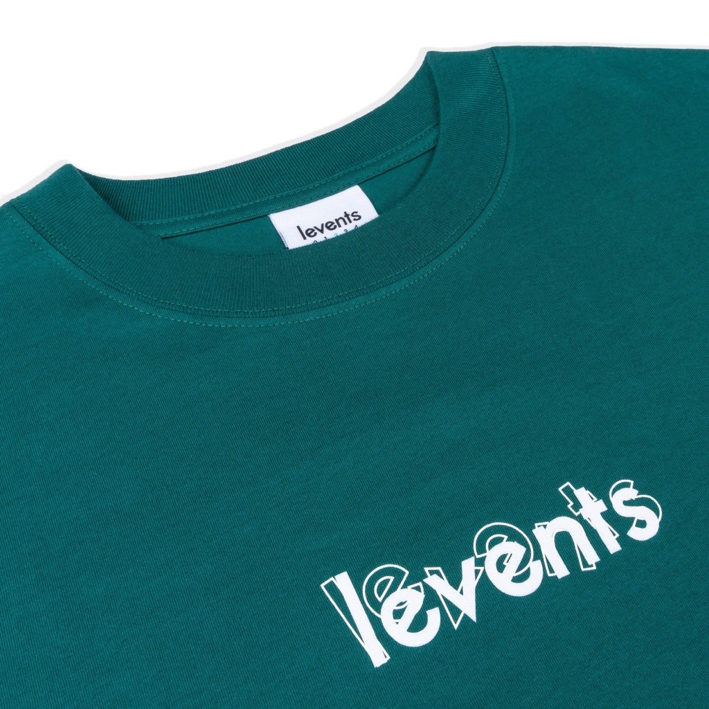 Áo Thun LEVENTS VELVET MINI POPULAR LOGO/ RED Tặng Kèm Túi Tote Hoặc Túi Giấy Khi Mua Từ 2SP Levents)