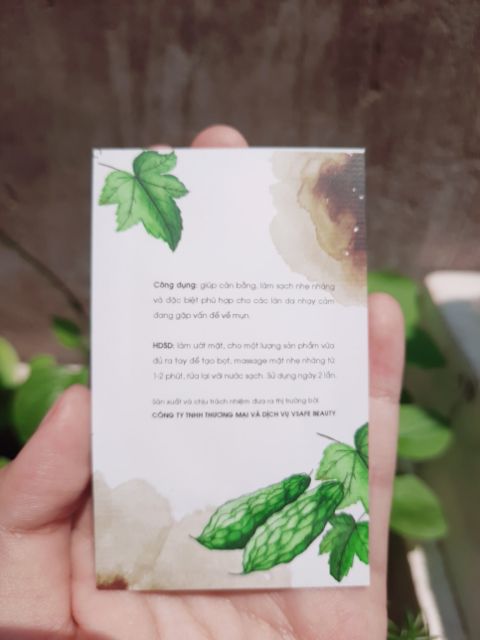 MẪU THỬ SỮA RỬA MẶT KHỔ QUA CHARANTIA CLEANSINH GEL SOHERBS  (3ml) | BigBuy360 - bigbuy360.vn