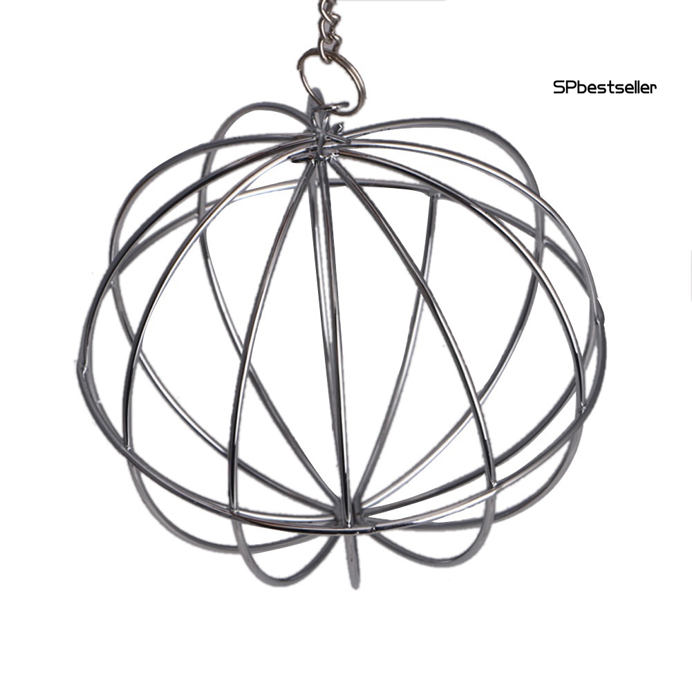 Bóng Đựng Thức Ăn Cho Thỏ Bằng Thép Không Gỉ Có Móc Treo Tiện Dụng