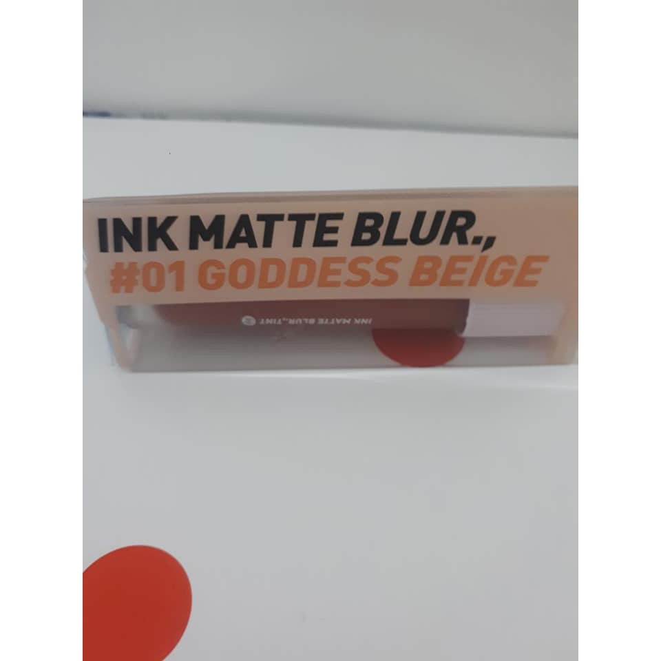 Son Kem Lì Peripera Ink Matte Blur Tint 01 Goddess Beige - cam nude đất