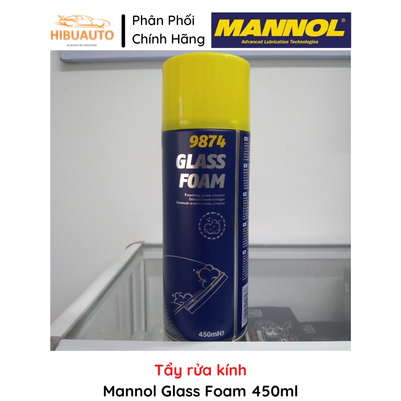 Tẩy rửa kính Mannol 9874 Glass Foam 450ml