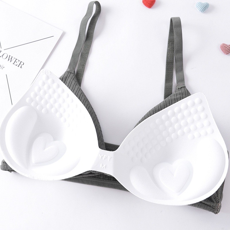 Áo bra thắt nơ 2 dây chất cotton không gọng đệm mỏng siêu nâng ngực AB7 | BigBuy360 - bigbuy360.vn