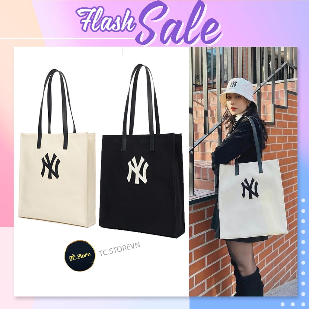 Túi Xách NY Logo Tote  Hàng Xuất Xịn  Full Tem Tag