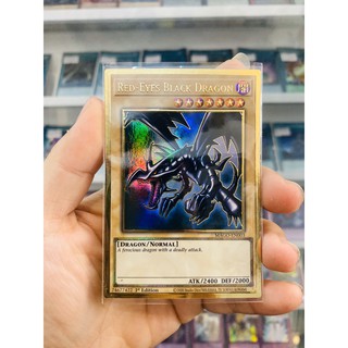 Thẻ Bài Lẻ YugiOh! Mã MAGO-EN003 - Red-Eyes Black Dragon - Premium Gold Rare - 1st Edition