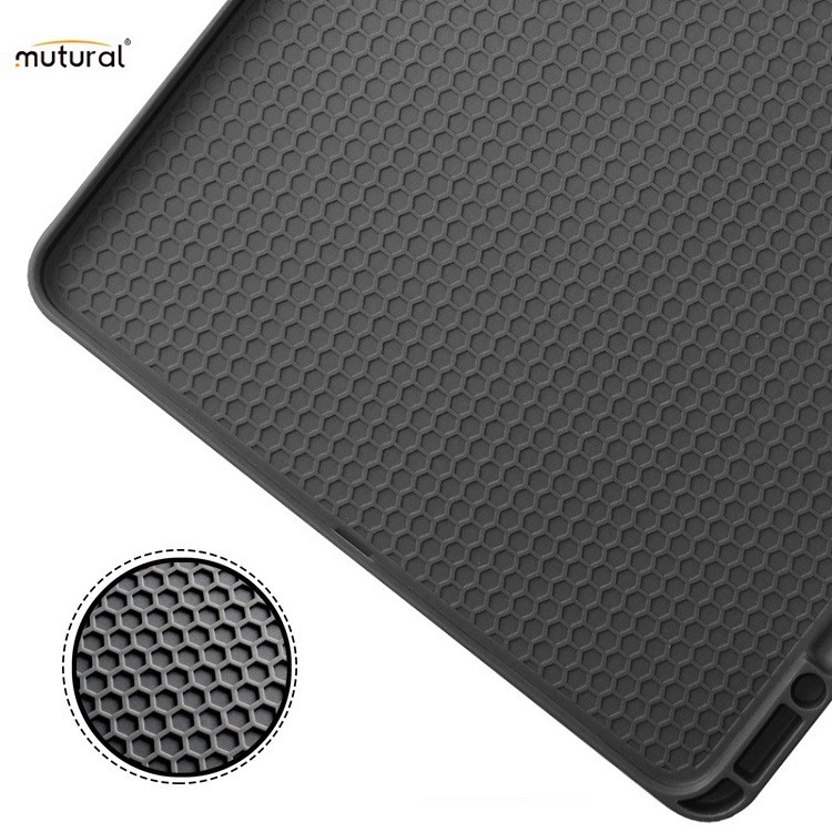 Bao da Mutural cho iPad Pro 11.0/12.9 2018/2020/2021/Air 2/3/4/10.9/10.5/10.2/Gen 7/8/9.7/6/Mini 4/5 có khay đựng bút | BigBuy360 - bigbuy360.vn