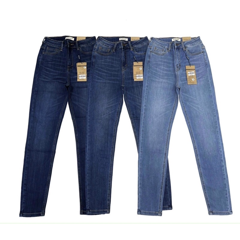 Quần jean skinny dáng dài co giãn xuất khẩu