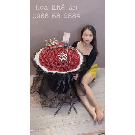 Bó hoa nhũ Vĩnh cửu 120bông siêu to (Nhận đặt số bông theo yêu cầu - Tối thiểu 35bông mẫu này)