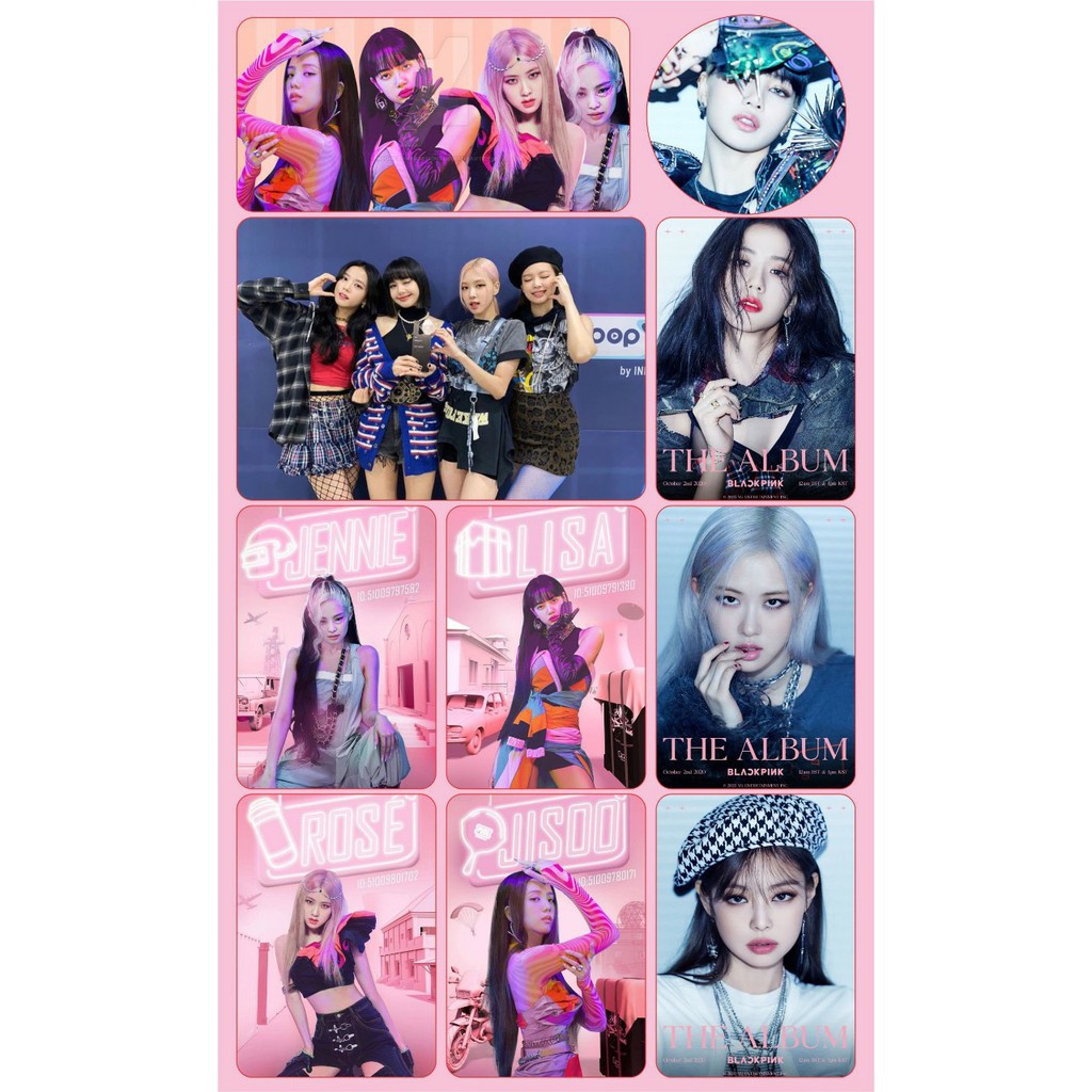 STICER BLACKPINK Trang Trí Điện Thoại Máy Tính