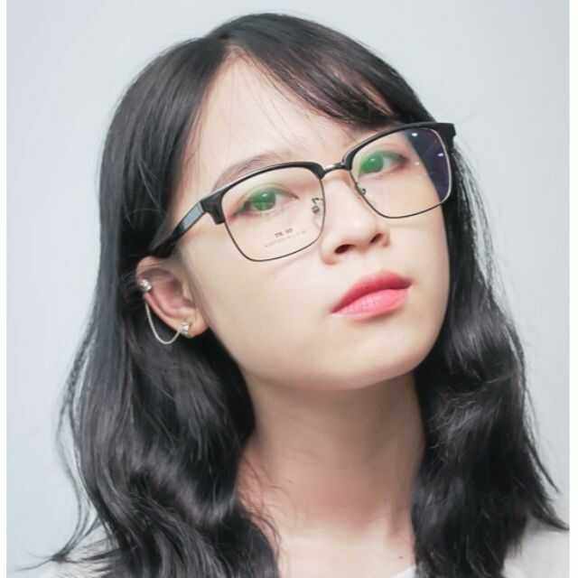 Gọng Kính Cận Vuông Phối Gọng Kim Loại Mảnh Nhẹ G STORE Kính Mắt Dùng Được Cho Cả Nam Và Nữ 2671 | BigBuy360 - bigbuy360.vn