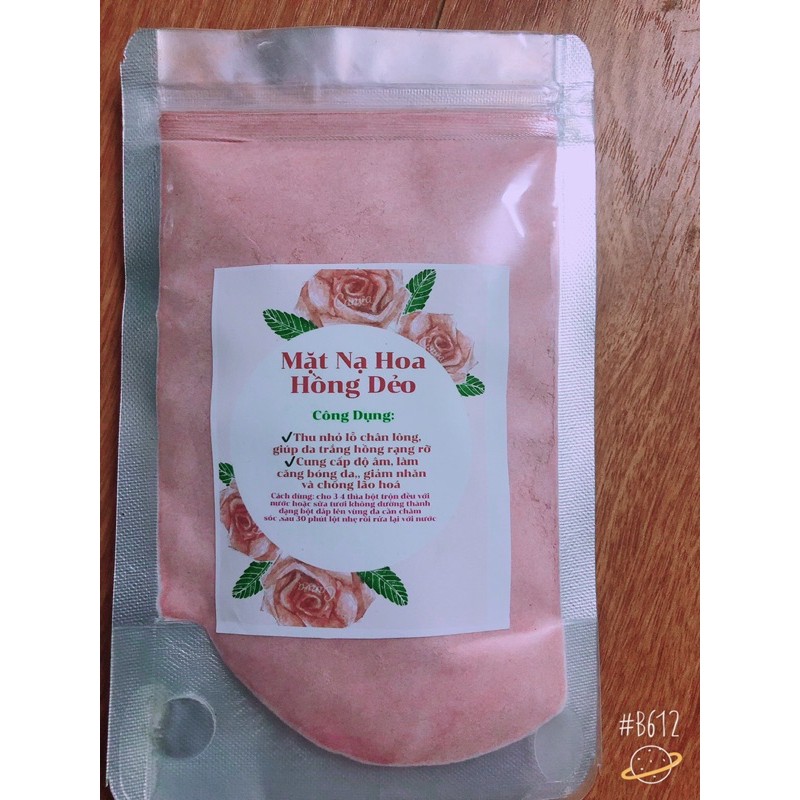 Mặt nạ hoa hồng dẻo (túi 100g)