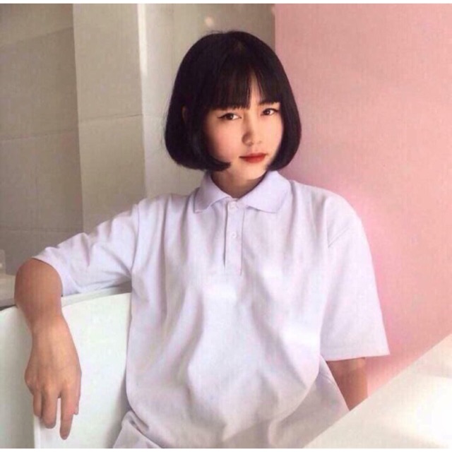 Áo thun POLO + kèm hình thật 100%