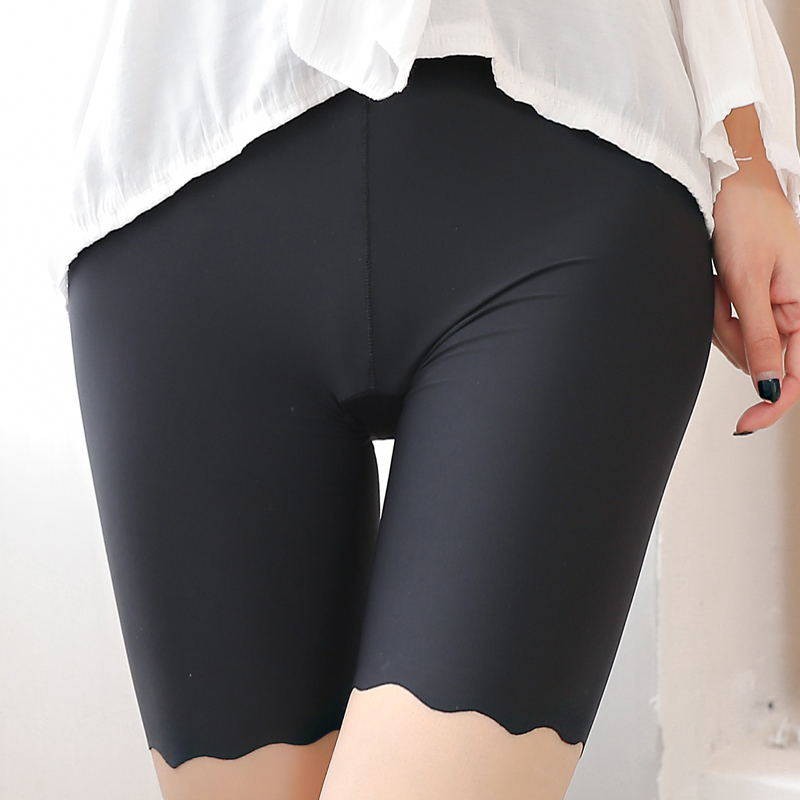 Quần Legging Bảo Hộ Vải Lụa Mát Không Đường May Thời Trang Mùa Hè