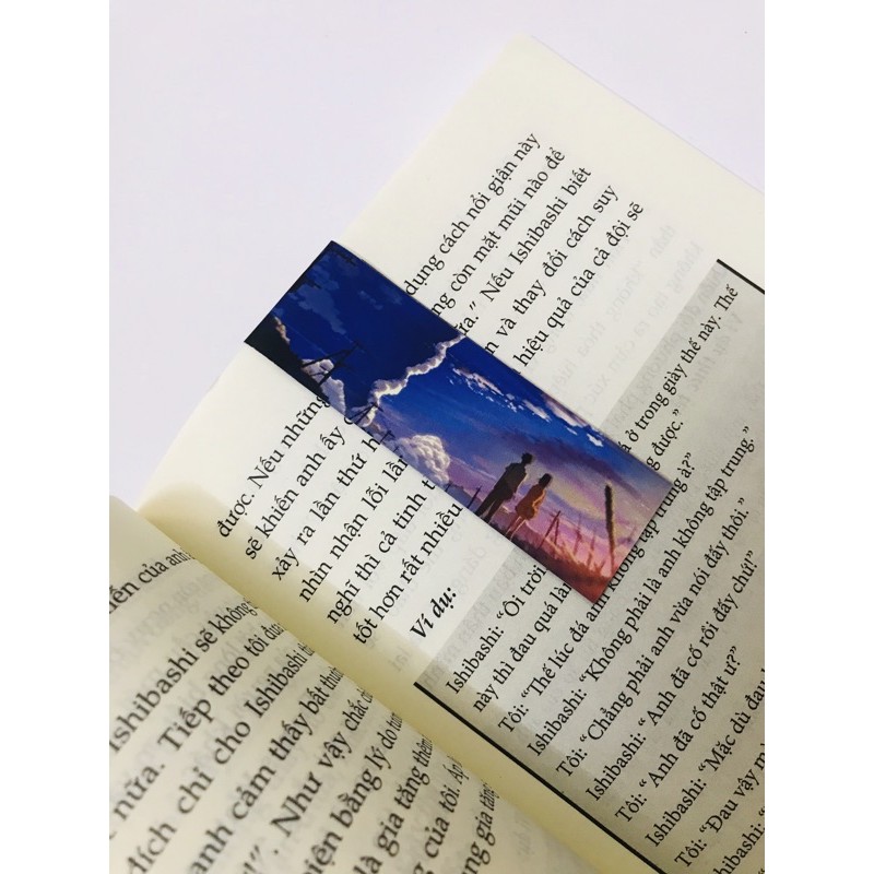 Kẹp sách/ Bookmark Nam châm 5cm trên giây _ Ohara