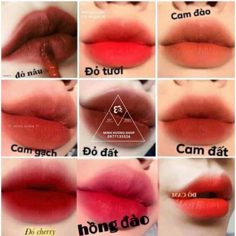 Son A06 A12 đỏ đất Handmade chất son lỳ đẹp | BigBuy360 - bigbuy360.vn