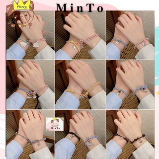 Vòng tay dây nhiều màu cặp đôi - vòng tay nữ handmade họa tiết phong cách hàn quốc - vòng tay vải cho nữ