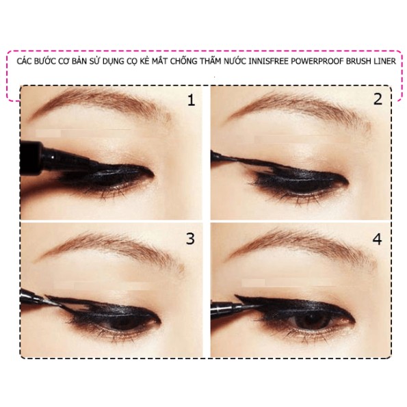Kẻ Mắt Chống Thấm Nước – Innisfree Powerproof Liner 0.6g (Brush Liner/ Pen Liner) | BigBuy360 - bigbuy360.vn