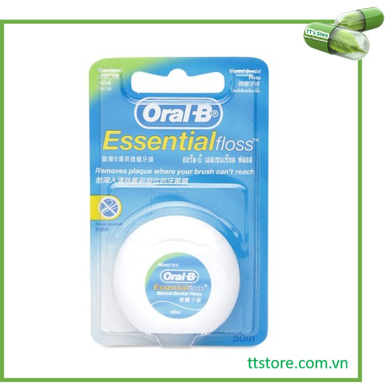 Chỉ nha khoa ORAL B Essential floss [Cuộn 50m]