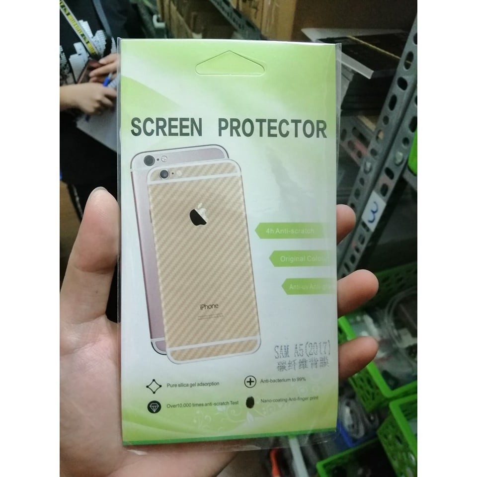 Miếng dán Carbon mặt sau Samsung A5 2017 (A520) chống xước