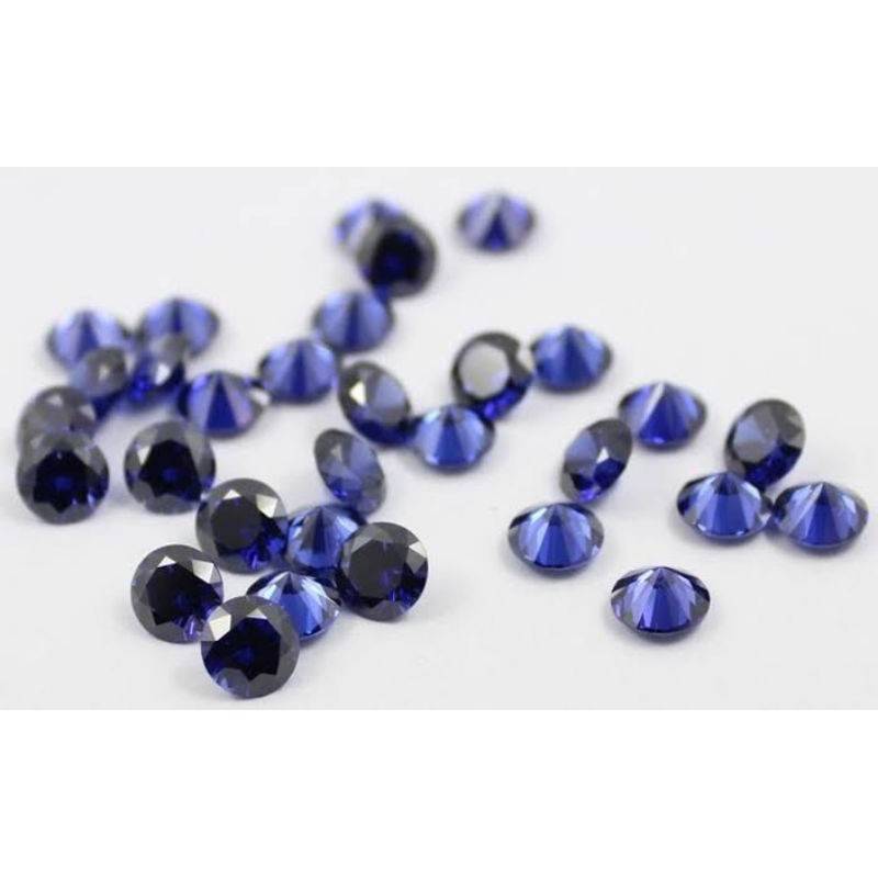 Khối Đá Sapphire Xanh Lam 4.00 mm Aaa