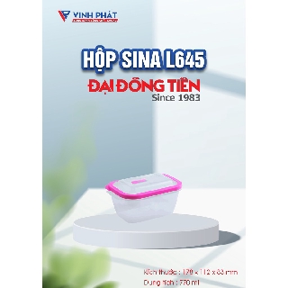 HỘP NHỰA ĐỰNG THỰC PHẨM CAO CẤP ĐẠI ĐỒNG TIẾN [ L645 ] [ L646 ] [ L647 ]