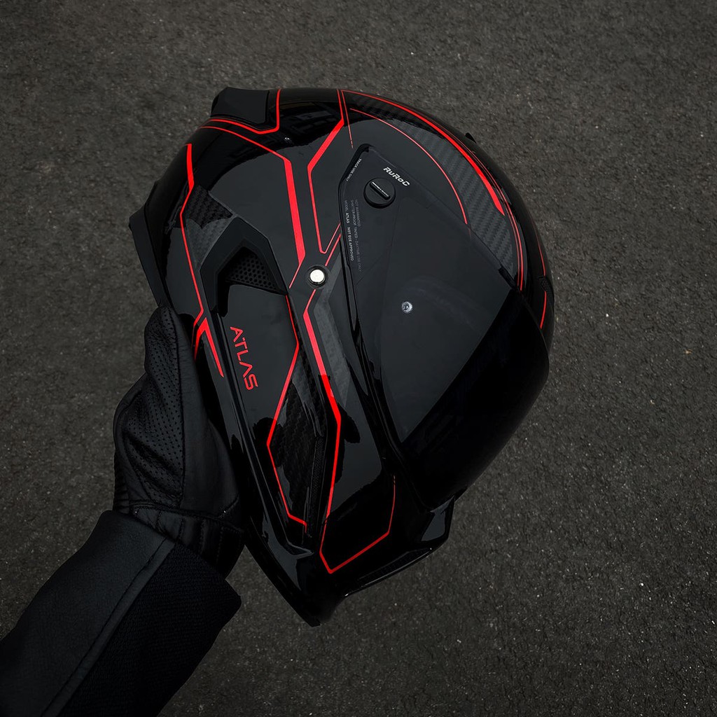 RUROC ATLAS 3.0 - CARBONIZED INFERNO MŨ BẢO HIỂM