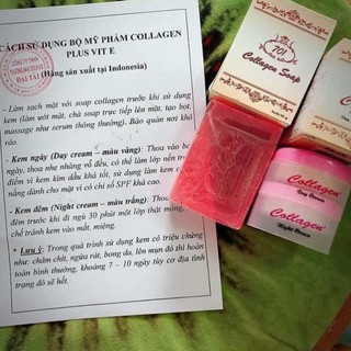 Bộ kem cao cấp colagen Plus Vit e