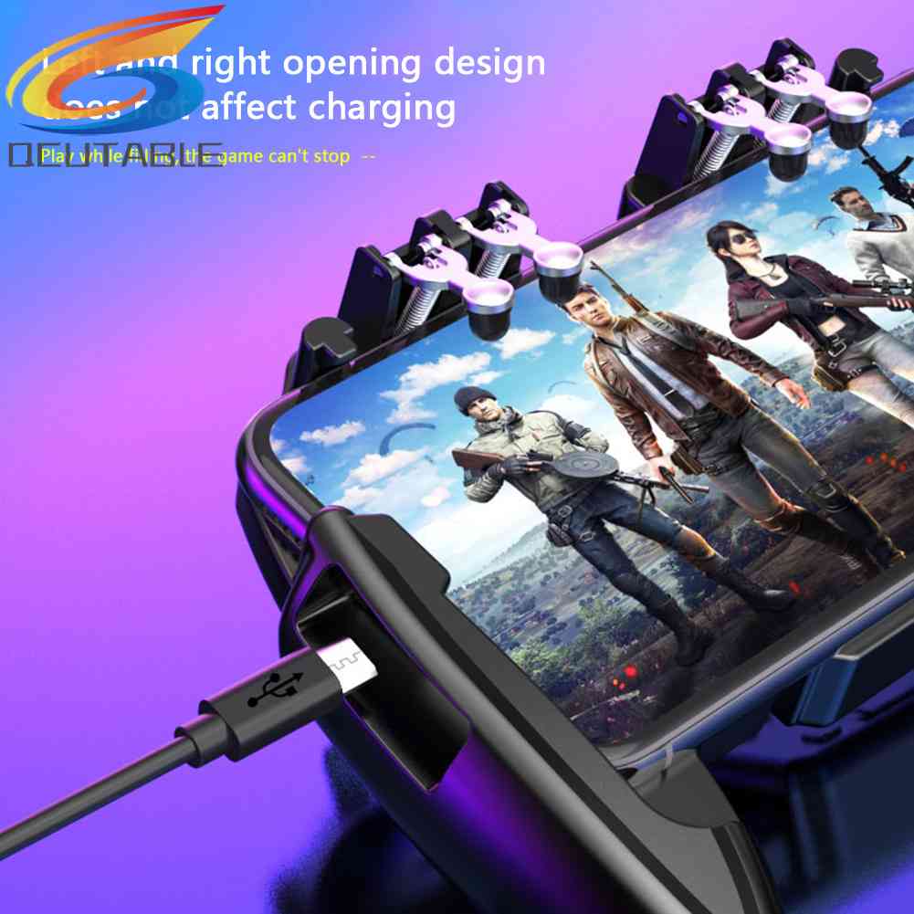 Tay Cầm Chơi Game PUBG 6 Ngón Có Quạt Tản Nhiệt