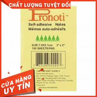 Giấy note vàng 3x4 pronoti 7,6cmx10,5cm
