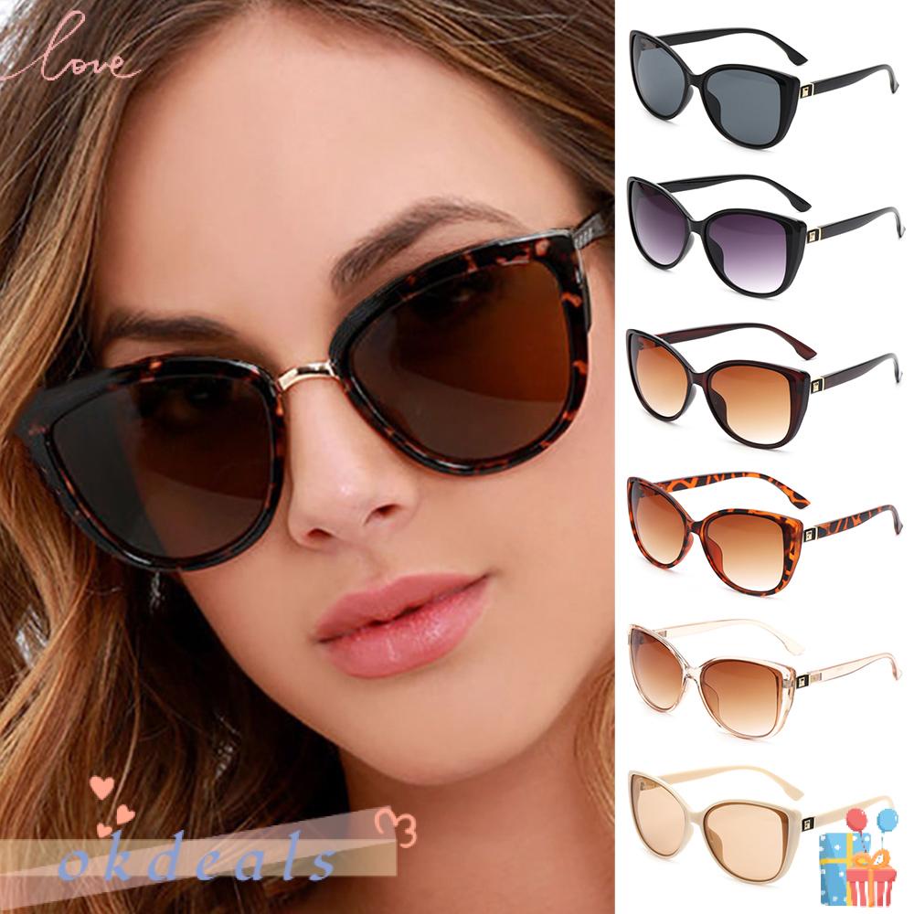 Kính Mát Mắt Mèo Chống Tia UV400 Thời Trang Cho Nữ