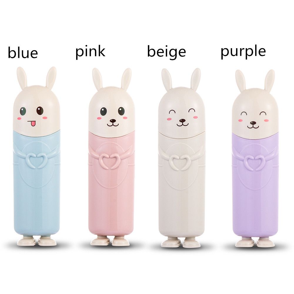 Hộp đựng bàn chải đánh răng hình thỏ dễ thương nhiều màu sắc