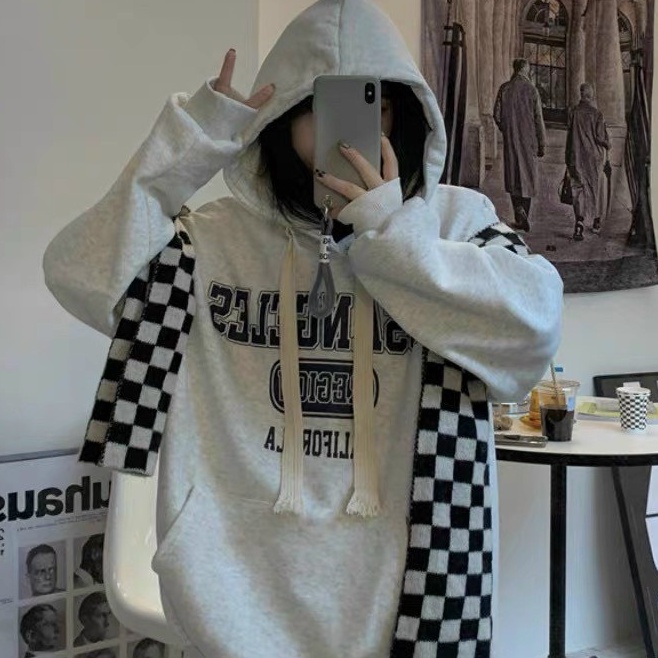 Áo Khoác Hoodie Nỉ Có Mũ Form Rộng LOSANGFLES Unisex Nam Nữ Ulzzang | BigBuy360 - bigbuy360.vn
