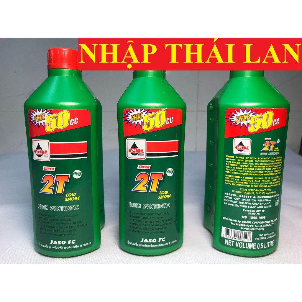 Nhớt 2 Thì Thơm VELOIL 2T 500ml - Nhập Thái Lan