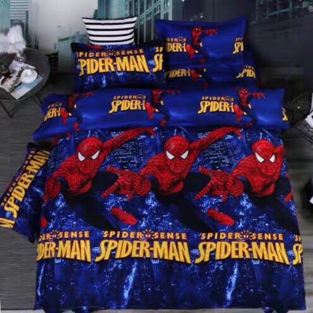 Bộ Drap &amp; Chăn Phao Spiderman