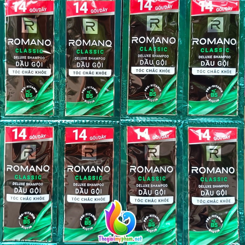 Combo 3 Gói Dầu Gội Romano Classic 5g(3x5g)