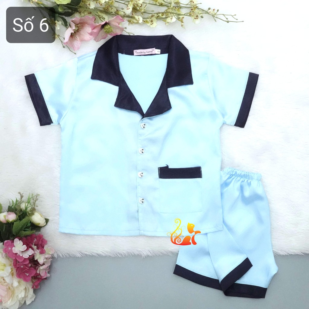 Phần 1 - Đồ Mặc Nhà Pijama Phi "Lụa Phối" Cho Bé - Từ 12kg - 42kg