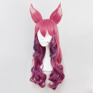 Wings Ahri tóc giả cosplay