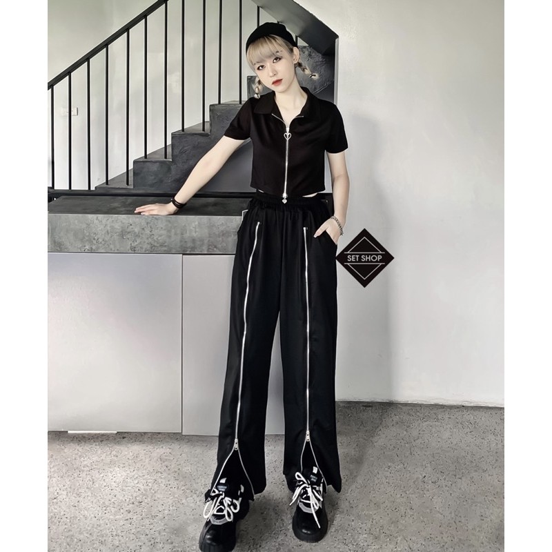 Quần culottes khoá ống | BigBuy360 - bigbuy360.vn