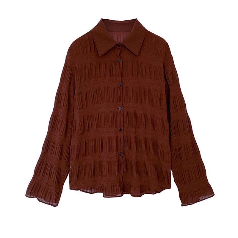 IELGY  Ielgy Áo Sơ Mi chiffon Thiết Kế Dễ Phối Đồ Cho Nữ