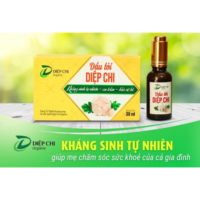 Dầu tỏi diệp chi gold tặng dầu tràm