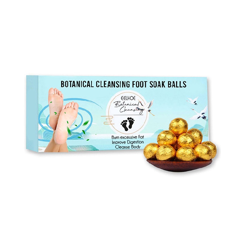 12pcs Botanical Cleansing Foot Soak Balls Herbal Wormwood Foot Bath Care