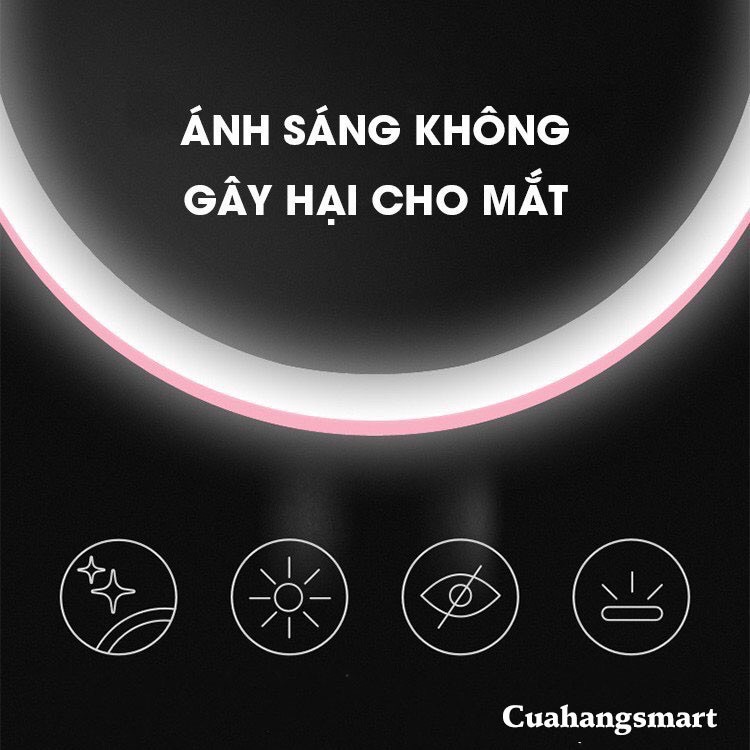 Gương để bàn trang điểm có ĐÈN LED, gương đèn LED cảm ứng cho phái đẹp - HÀNG CÓ SẴN