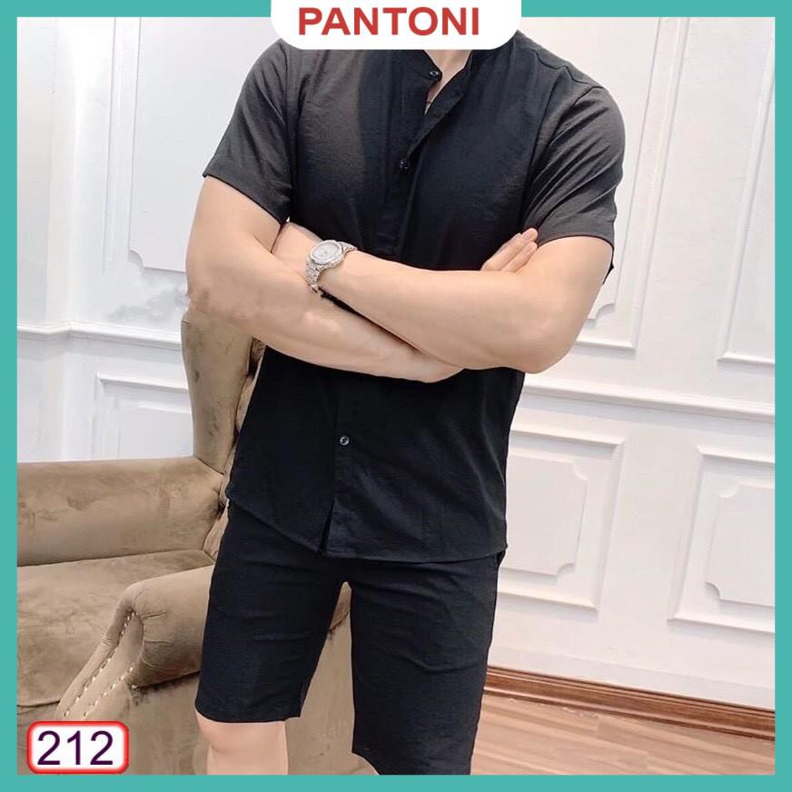 Áo đũi nam chất vải đẹp co giãn cổ tàu ngắn tay phong cách Hàn Quốc HOT TREND 2021 | BigBuy360 - bigbuy360.vn