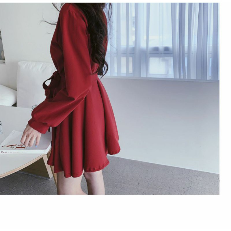 VÁY ĐẦM DÀI TAY DÁNG XÒE CỰC XINH MẪU MỚI