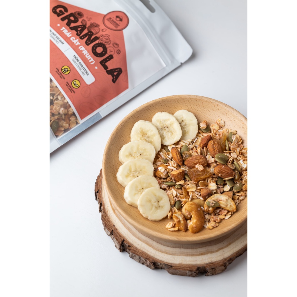 Granola Siêu Hạt – Ngũ Cốc Ăn Kiêng Giảm Cân DK Harvest Nướng Mật Ong – Không Đường